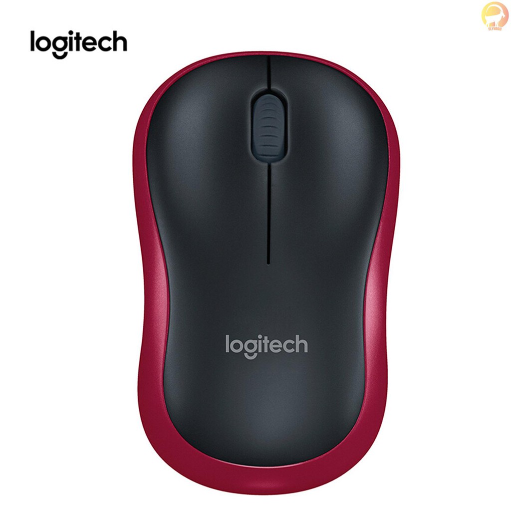 Fh Chuột Quang Không Dây Logitech M185 (m186) 2.4ghz Kèm Đầu Nhận Usb Cho Pc Laptop