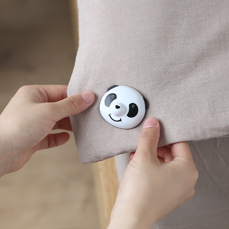 Household Anti Run Clip Panda Quilt Anti-slip Sheets Dormitory Retaining Buckle Quilt Sheet Holders Slip Clips