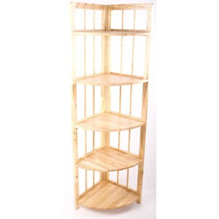 kệ góc 5 tầng bằng gỗ