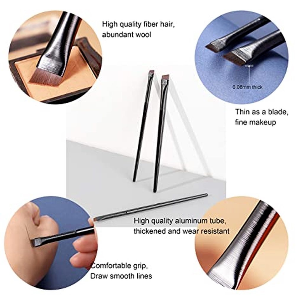 Cọ Trang Điểm Môi/Kẻ Mắt Mini Đầu Tròn Đa Năng Tiện Dụng