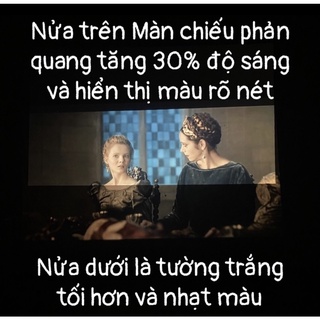 Màn chiếu tương phản cao hỗ trợ máy chiếu