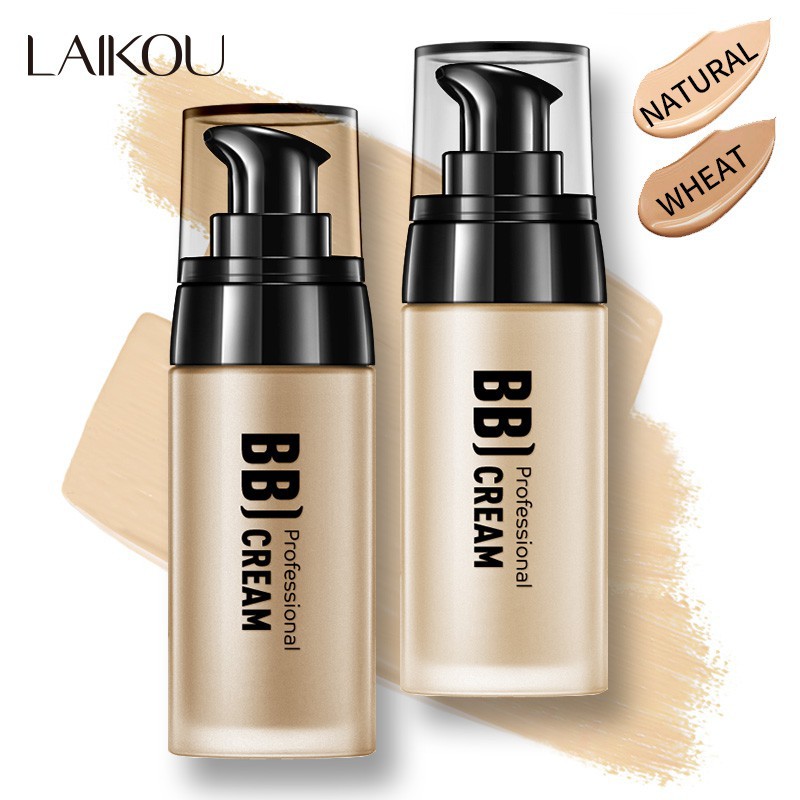 LAIKOU Men BB Cream Natural Wheat Skin Care for Men Grooming Care Sunscreen Face Foundation Base Makeup Skin Color 40g