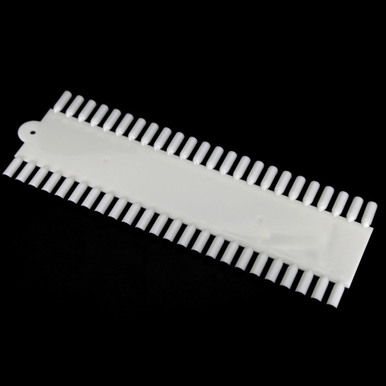 Vỉ móng mẫu swatch màu sơn/màu bột làm bảng màu - có 48 - 72 móng đánh số thứ tự