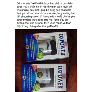 Cốm Lợi Sữa OXPOWER