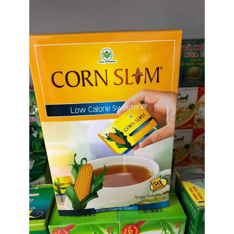 ĐƯỜNG BẮP CORN SLIM HỘP 50 GÓI GIÁ TỐT