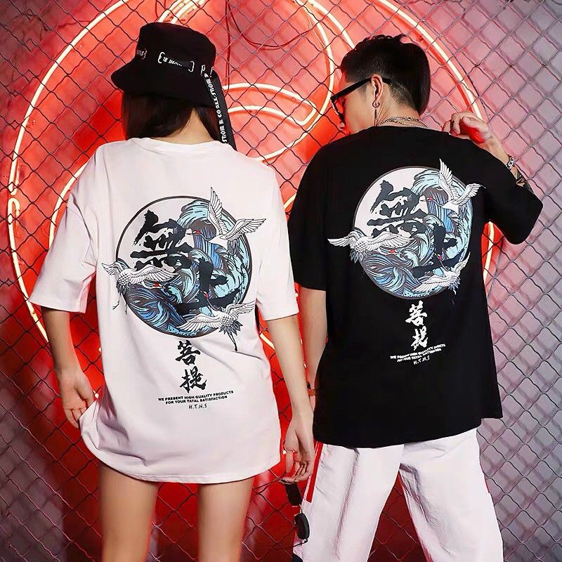 Áo thun unisex tay lỡ form rộng in họa tiết hình hạt cực coolco kèm video