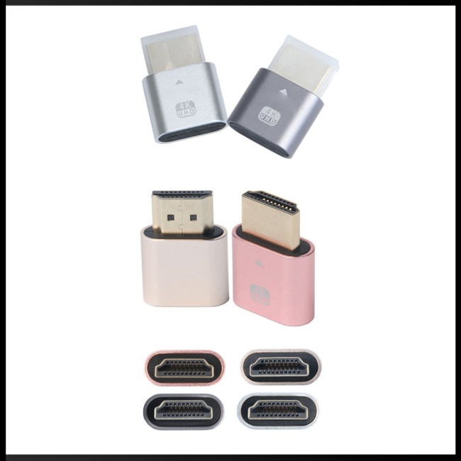 Máy Phân Tán Tinh Tế Ảo Zevaret 4k Mạ Vàng Có Thể Thay Đổi Độ Phân Giải Cao Hdmi Phích Cắm Edid