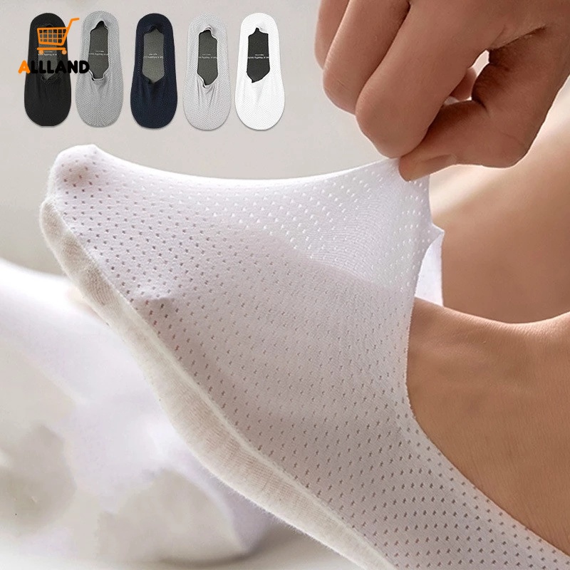 Vớ Thể Thao Cổ Thấp Siêu Mỏng Chống Trượt Thoáng Khí Cho Nam