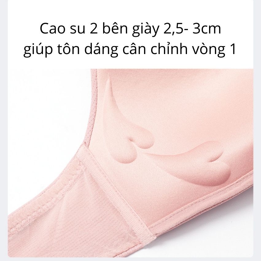 Áo Lót Nâng Ngực HUNA Áo Ngực Nữ Không Gọng mềm mại thoáng mát tôn vòng 1 gợi cảm quyến rũ mút dày 2.5-3cm AN04-Hu-Na