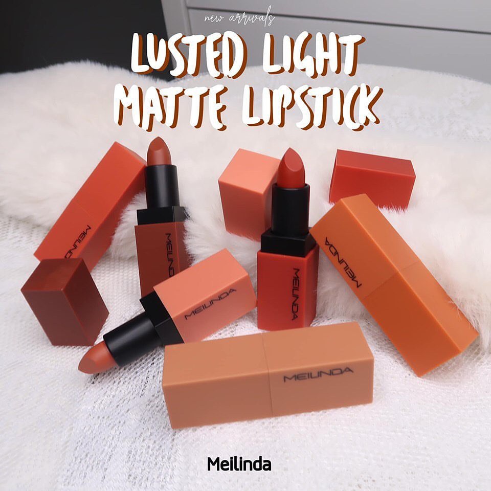 (Auth Thái) Son Lì MEILINDA “Lusted Light Matte Lipstick”