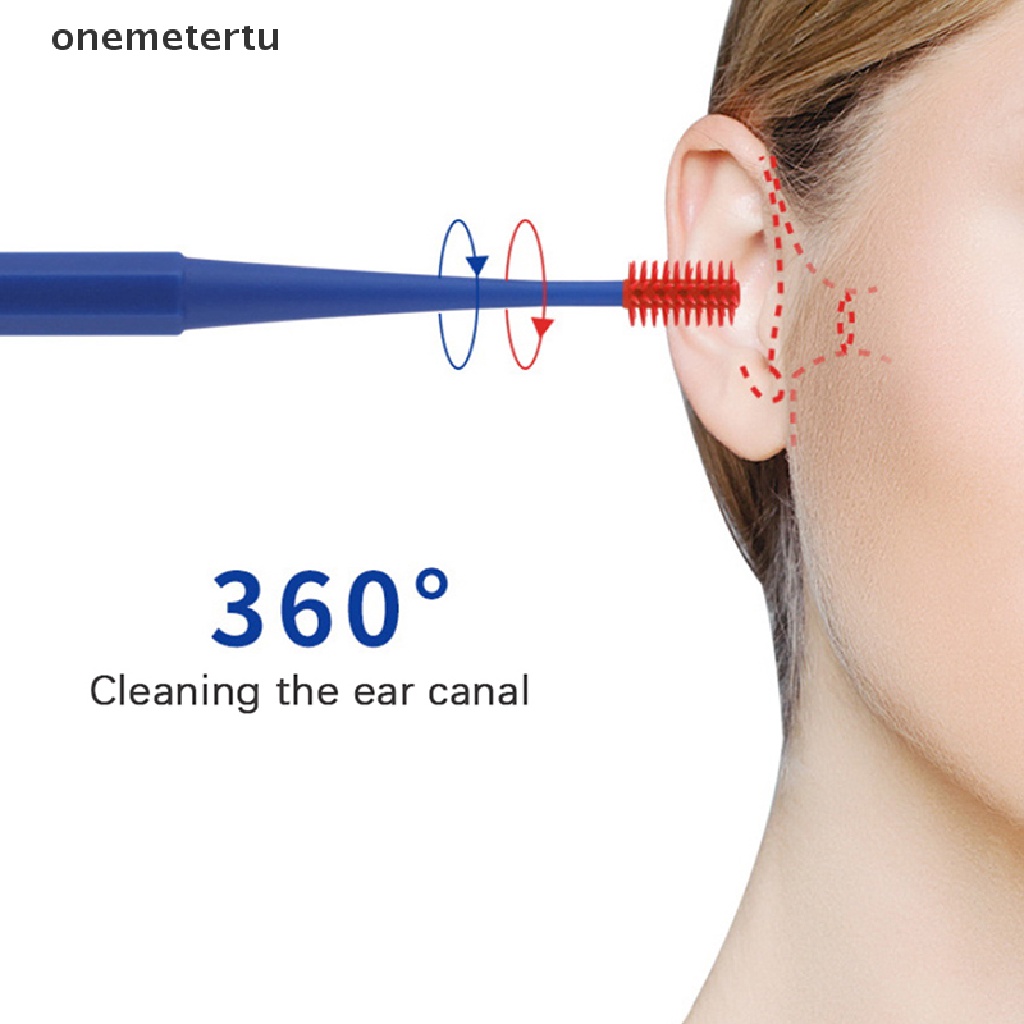 Set 10 / 20 Dụng Cụ Lấy Ráy Tai Bằng Silicon Mềm Hình Xoắn Ốc An Toàn