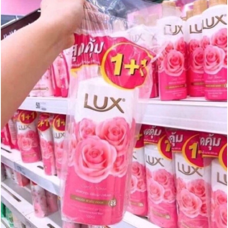 Sữa tắm Lux Thái Lan 500ml - Màu hồng