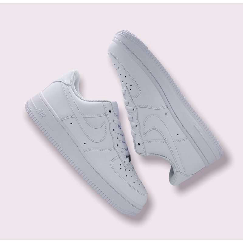 (Giày AUTH) Giày Air Force 1 All White chính hãng, giày AF1 chính hãng