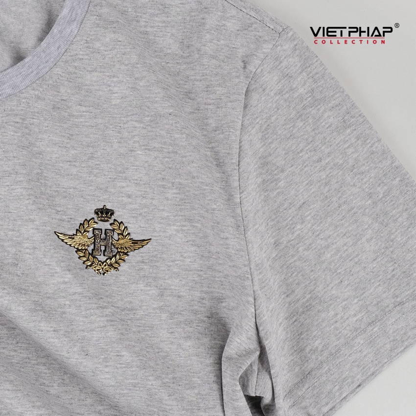 Việt Pháp Áo Thun Nam Cổ Tròn 7901 Vải Thun Cotton Cao Cấp Đẹp Dày Dặn, Thoáng Mát - Hàng Chính Hãng