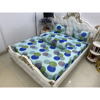 Bộ Drap Thun Hàn Quốc mát lạnh { 4 món } , chọn size/ màu , chất liệu thun Hàn Quốc mát mềm mát