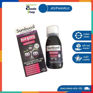Siro tăng đề kháng sambucol liquid 120ml cho bé từ 1 - 12 tuổi