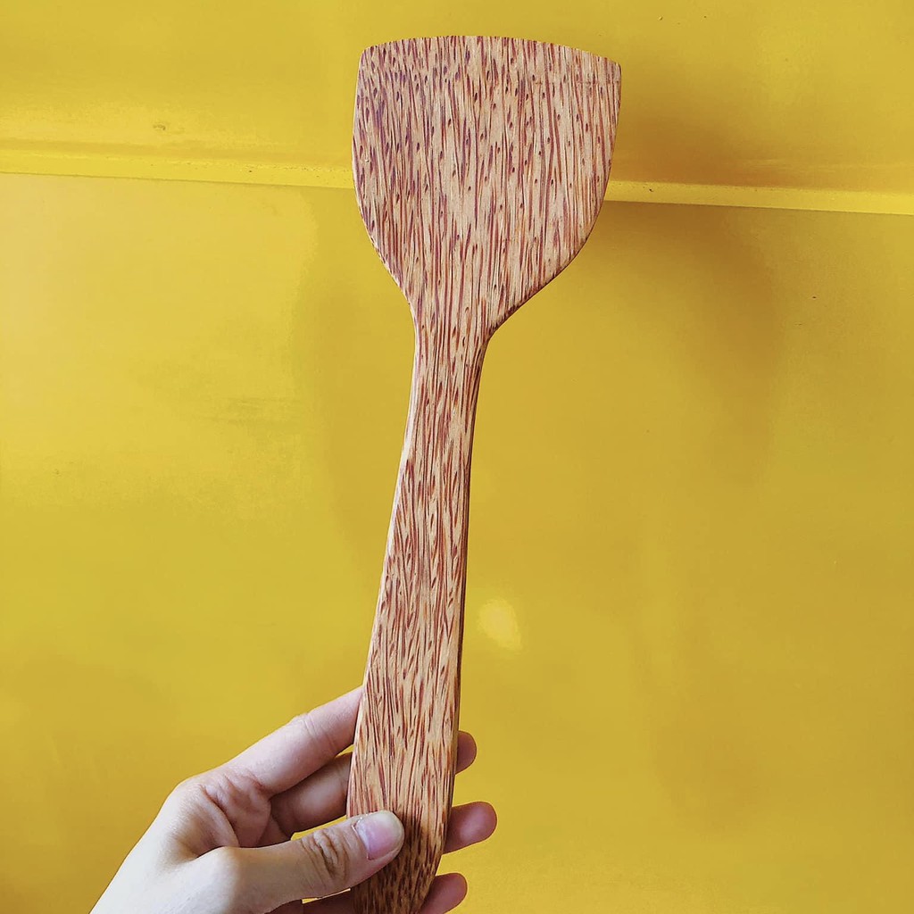 Vá sạn gỗ dừa cao cấp. Dụng cụ xào nấu gỗ dừa