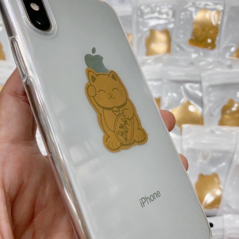 [Sale] Mèo Thần Tài Dán Điện Thoại 🧡 FREESHIP 🧡 Sticker Mèo Thần Tài May Mắn | BigBuy360 - bigbuy360.vn