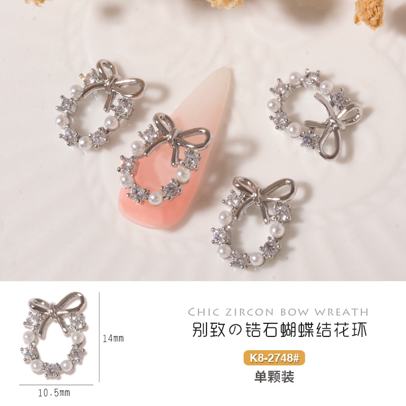 Hộp Phụ Kiện Kim Cương Trang Trí Móng Tay Giá Sỉ