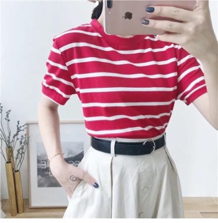 Set áo sọc và chân váy (Order 7-10 ngày)
