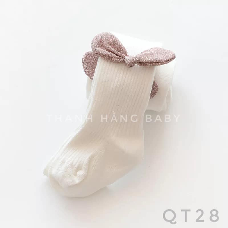 Quần tất cho bé gái Thanh hằng baby từ 6 tháng - 2 tuổi chất len tăm hàn quốc co giãn giữ ấm cực tốt cho trẻ