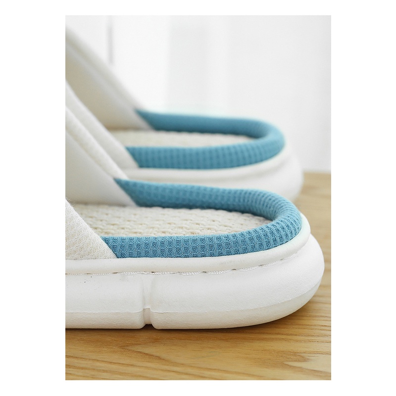 Dép cotton Lanh Đi Trong Nhà Đế Dày Khử Mùi Kiểu Hoạt Hình Xinh Xắn Cho Cặp Đôi