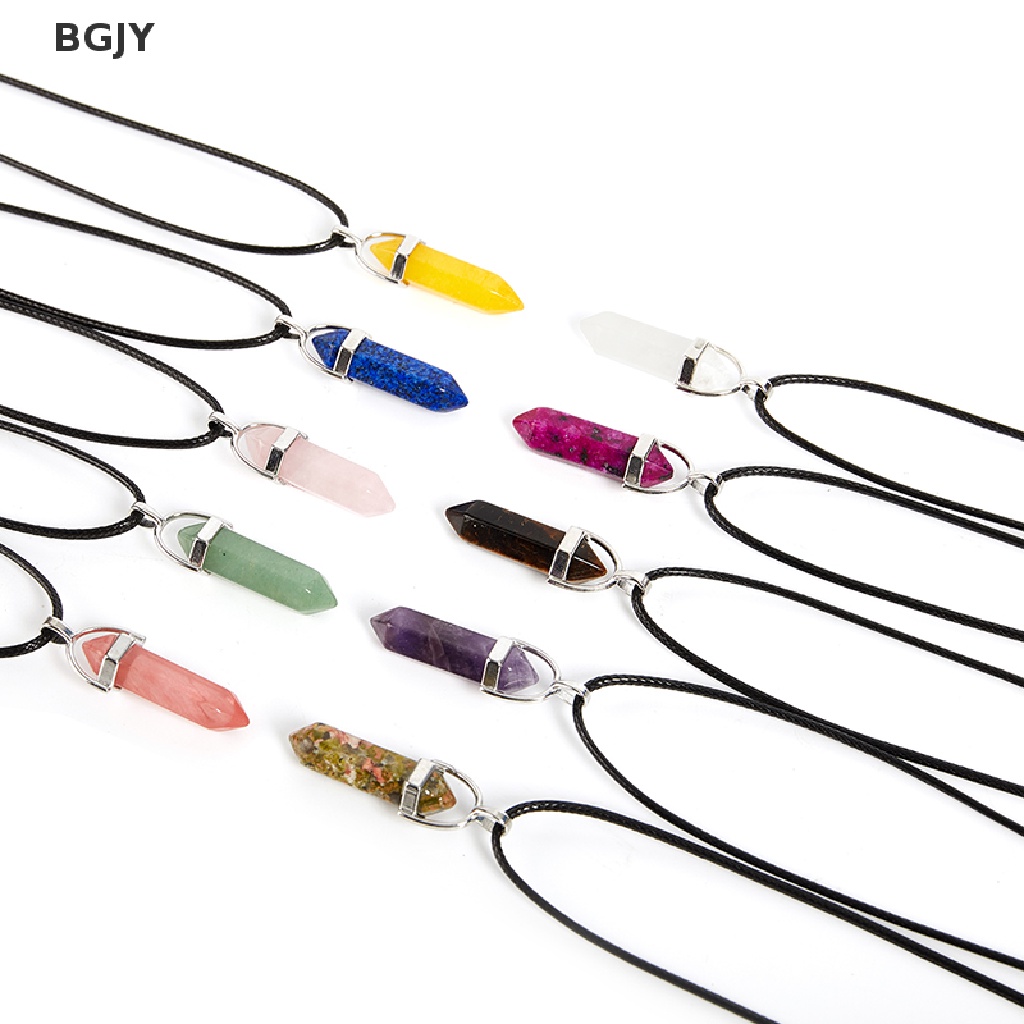 Vòng cổ Mặt Đá Thạch Anh Tự Nhiên Mới