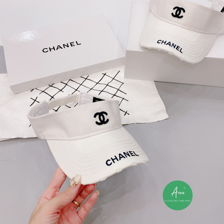 Mũ lưỡi trai nửa đầu CHANEL, kiểu dáng thời trang, màu sắc basic dễ dàng phối đồ, mũ phù hợp cả nam và nữ