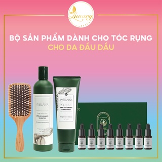 Combo Chặm Sóc Tóc Weilaiya, Dầu Gội Xả & Huyết Thanh Kích Thích Mọc Tóc Ngăn Rụng Tóc - Lunary Beauty