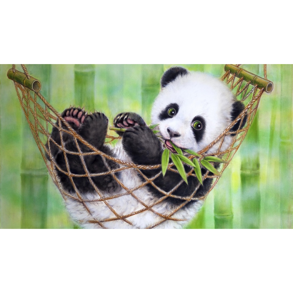 Tranh ghép hình PANDA - Mẫu 5 - Nhận in theo yêu cầu