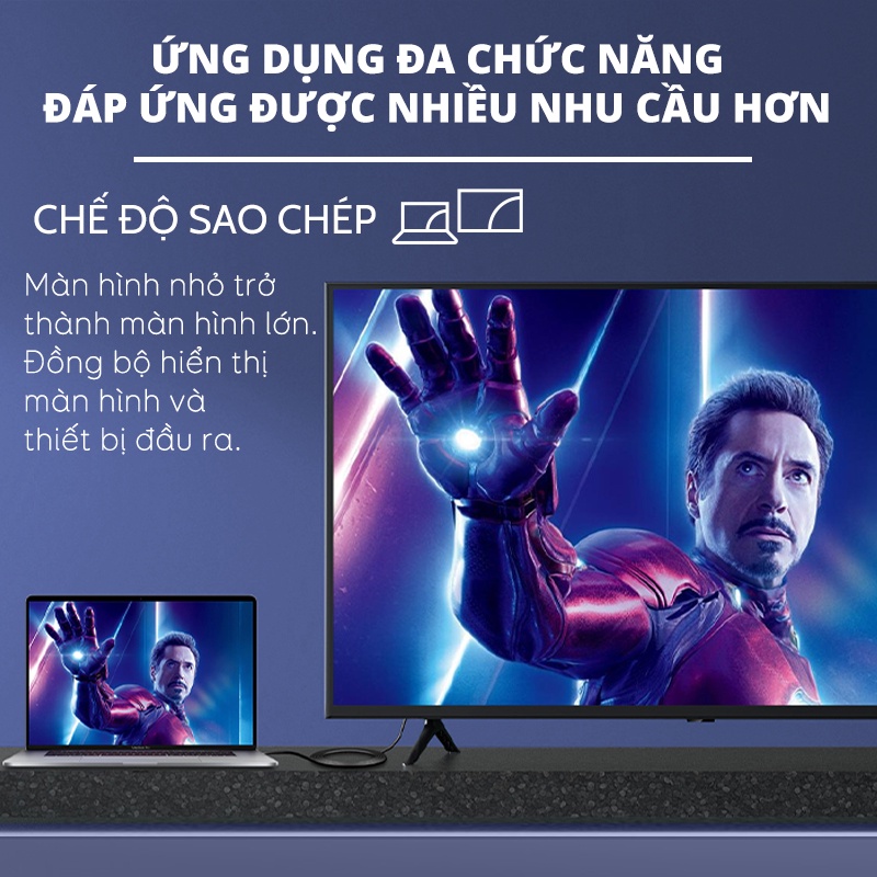 Cáp HDMI 2.0 JSJ H413 dài 10m đến 30m dây tròn kết nối TV laptop máy chiếu cho hình ảnh chất lượng cao hỗ trợ 4K 3D