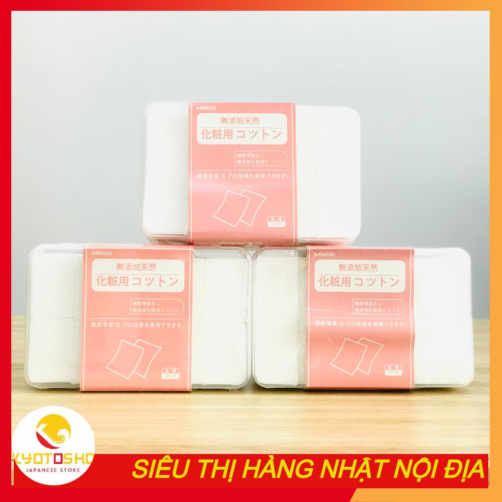 Hộp Bông Tẩy Trang Miniso 1000 miếng