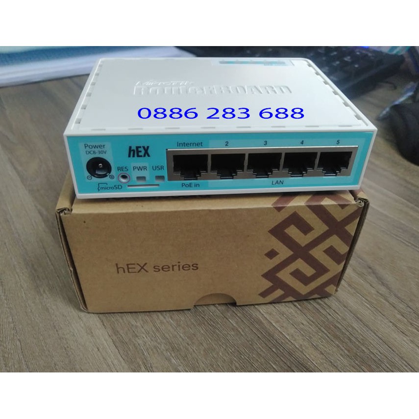 Mikrotik RB750Gr3 modem công suất cao cân bằng tải gộp băng thông