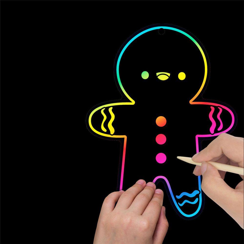 Bộ 12 Giấy Vẽ Tranh Sơn Dầu Họa Tiết Hoạt Hình Vui Nhộn Cho Bé