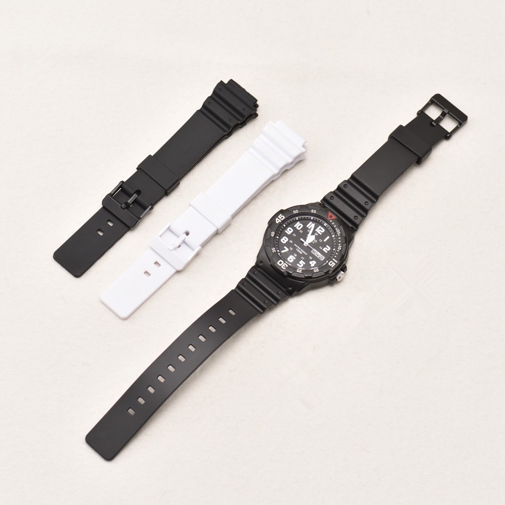 Dây đeo thay thế cho đồng hồ Casio Mrw-200H Mrw200H bằng silicon chống thấm nước