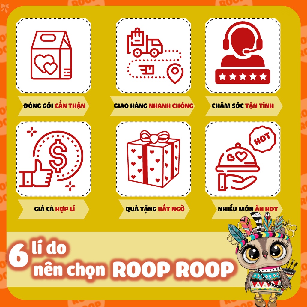 Khô gà xé bơ tỏi cay 300g ROOPROOP đồ ăn vặt Sài Gòn ngon rẻ an toàn vệ sinh | BigBuy360 - bigbuy360.vn
