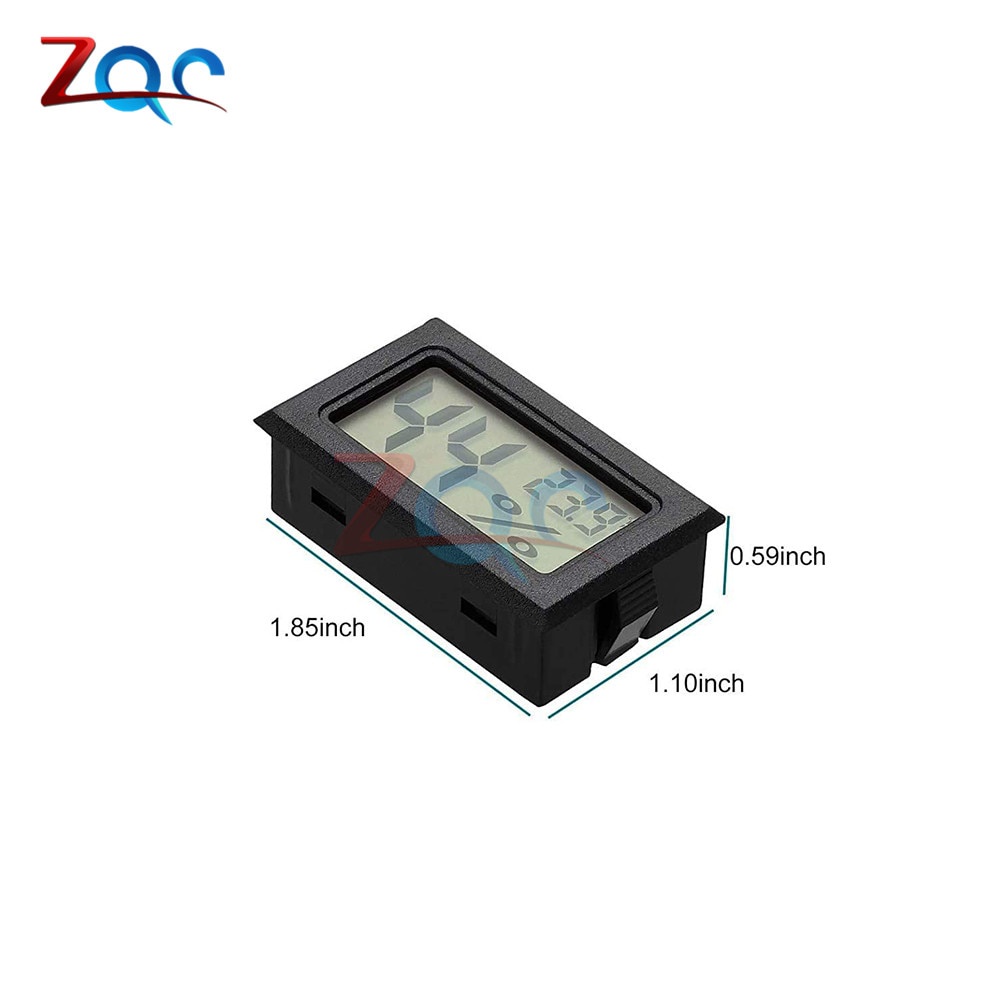 Đồng Hồ Đo Nhiệt Độ/Độ Ẩm Màn Hình LCD Kỹ Thuật Số - 50-70 C 0-100% Rh Chất Lượng Cao