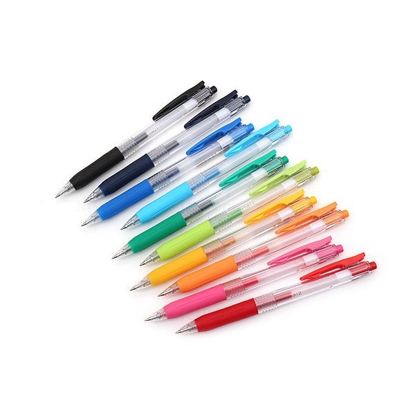 Bộ 10 bút gel Zebra Sarasa Clip - Metal tip 0.5mm - Basic Colors