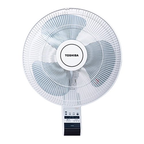Quạt treo tường Toshiba F-WSA20VN 3 cánh có remote hẹn giờ tắt màu xám - Bảo hành hãng 12 tháng