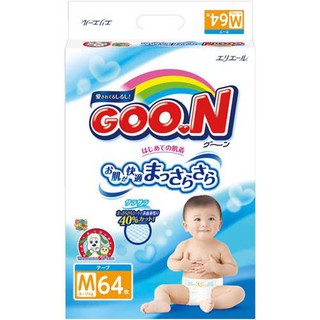 Tã Goon dán/quần nội địa Nhật đủ size NB90/S84/M66/M58/L44/L54/XL38