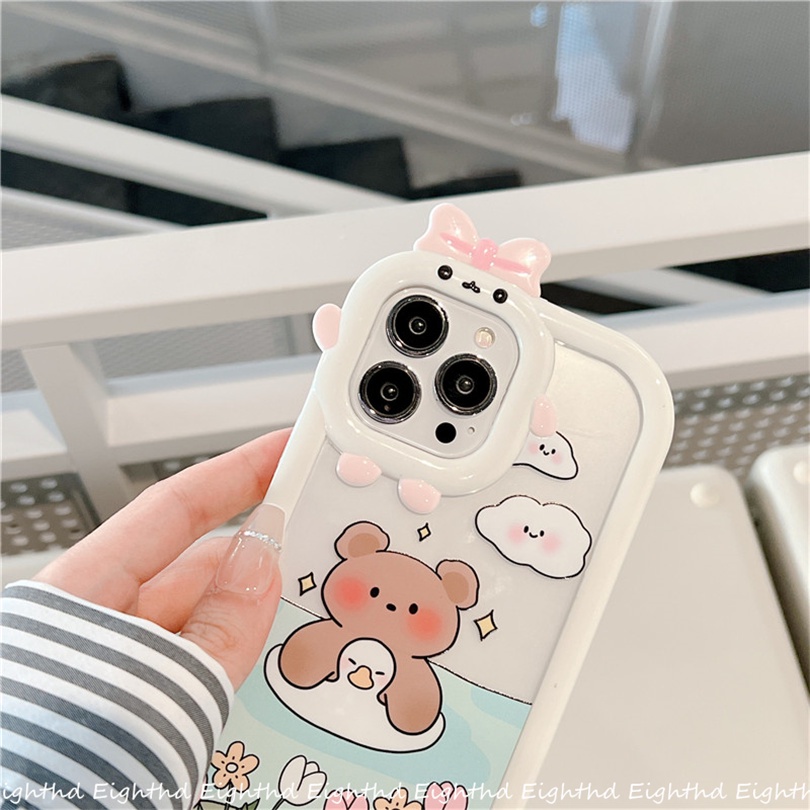 Ốp Điện Thoại Silicone Mềm Chống Sốc In Hình Quái Vật Cho iPhone 13 12 11 Pro Max X XR Xs Max 6 7 8 Plus