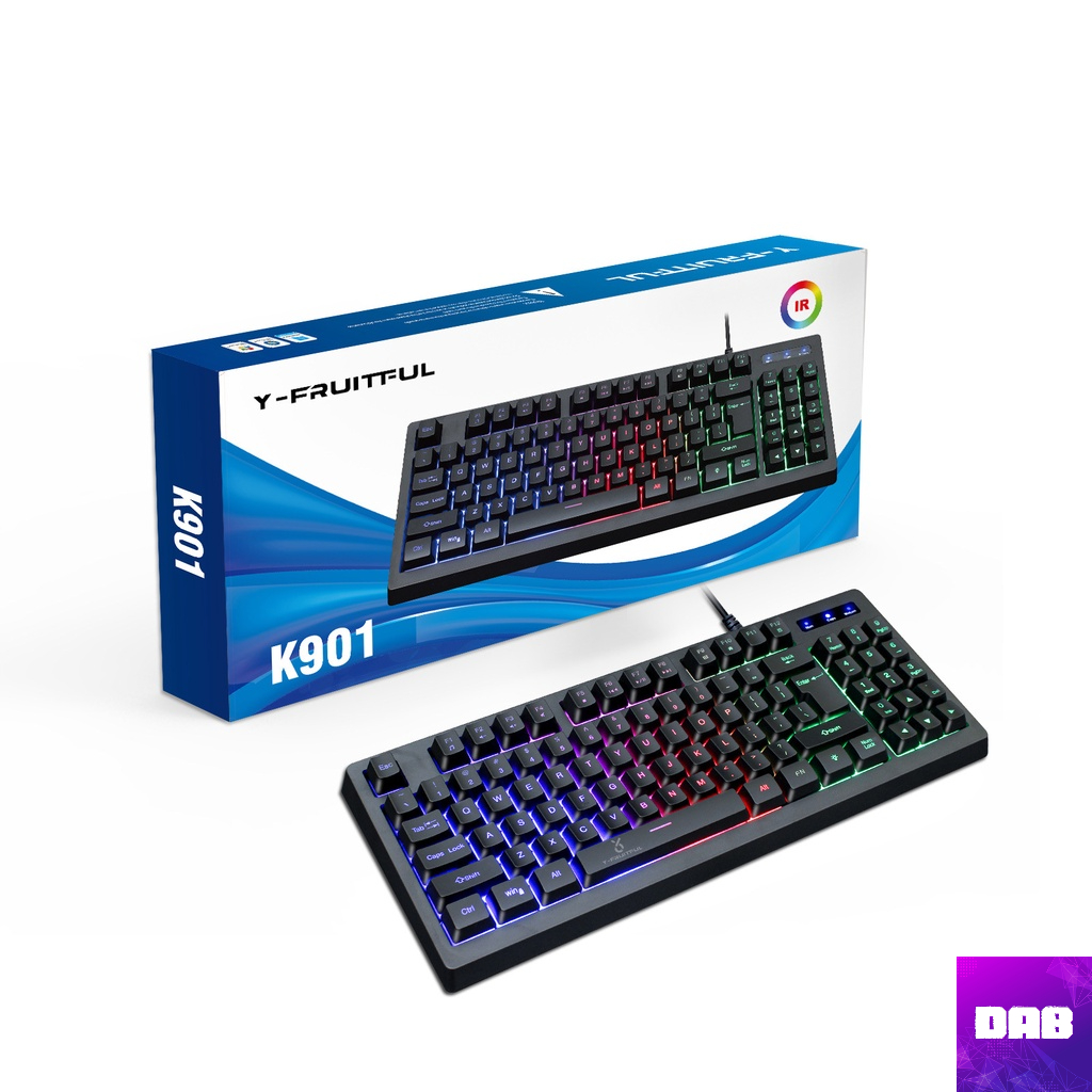 Bàn Phím Gaming 89 Phím Có Dây LED RGB K901 Chuyên Dụng Gaming Văn Phòng