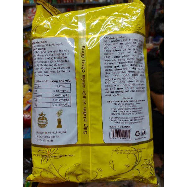 Phở Khô Gạo Lứt 500gram/1 gói