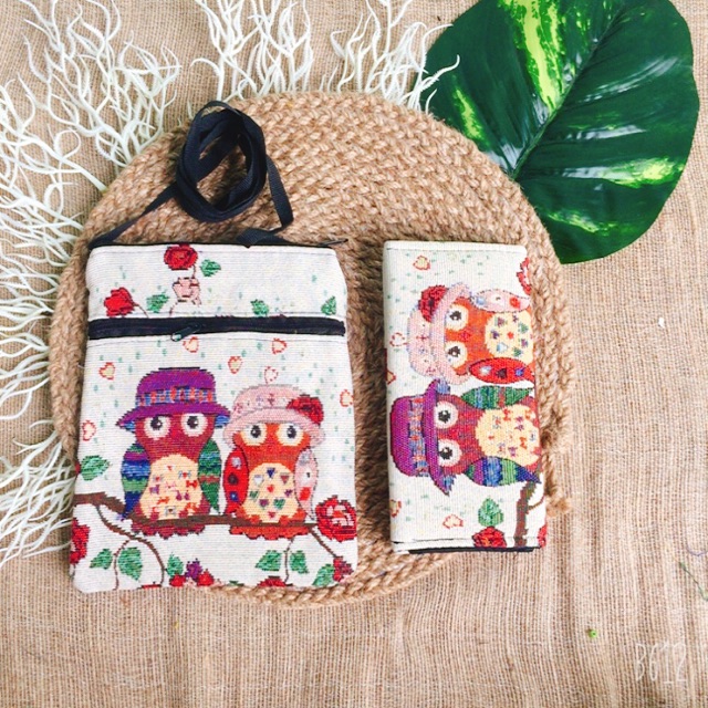 Combo 3 món túi thổ cẩm .