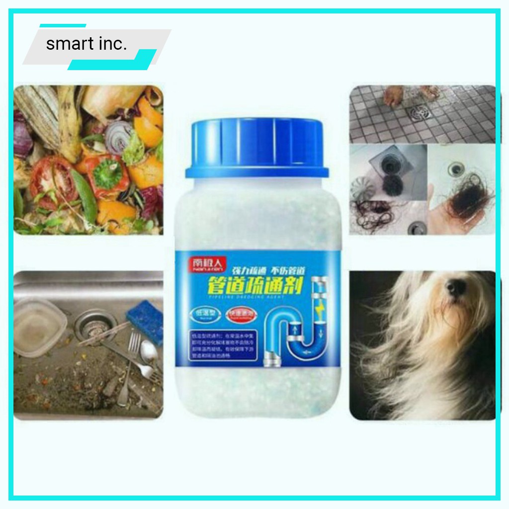 Bột Thông Cống Thuốc Thông Tắc Bồn Cầu Bồn Rửa Mặt Khử Mùi Nhà Bếp