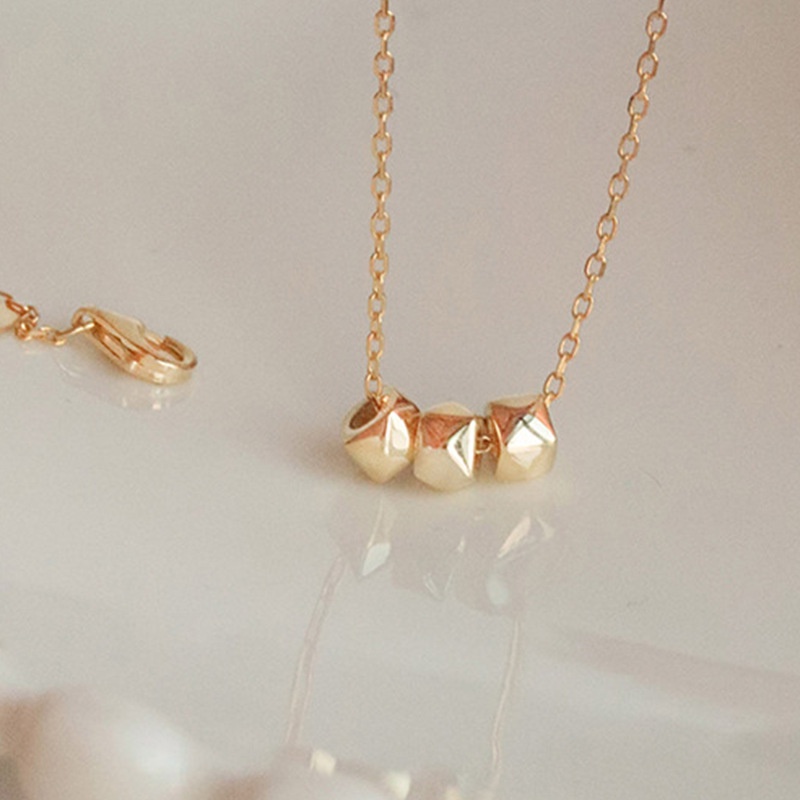 Vòng cổ Ngắn Mặt Vuông Đính Hạt Đơn Giản Cho Nữ