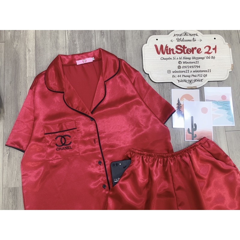 ( BigSize Lụa ) Đồ Bộ Pijama Lụa Thiêu BigSize Đùi . | BigBuy360 - bigbuy360.vn