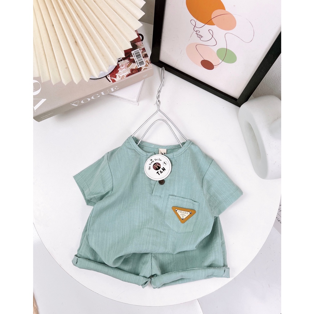 Bộ đũi cho bé trai Phong cách hàn Quốc - Thời trang trẻ em thiết kế