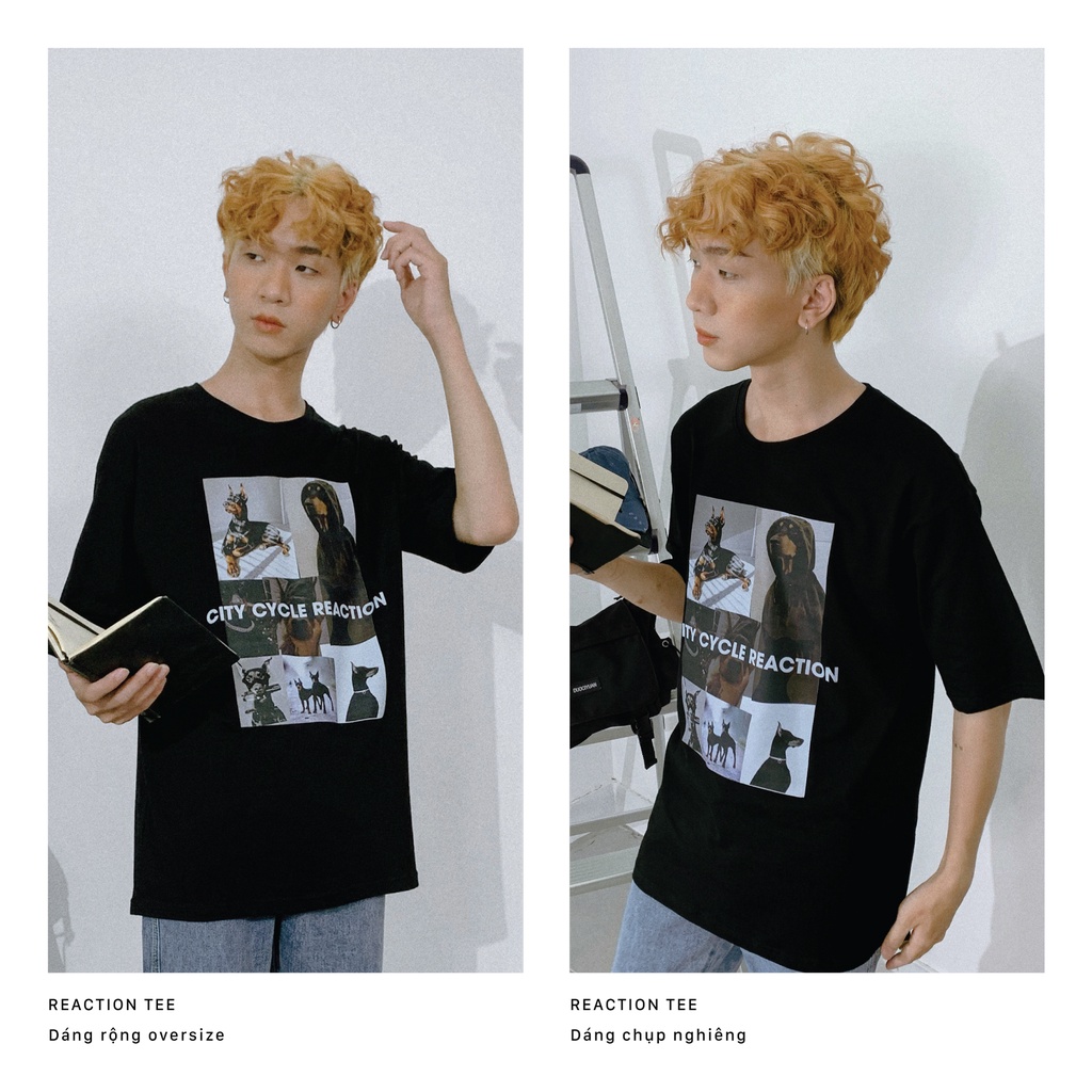 Áo thun nam nữ Reaction City Cycle - áo thun tay lỡ unisex Local Brand | BigBuy360 - bigbuy360.vn