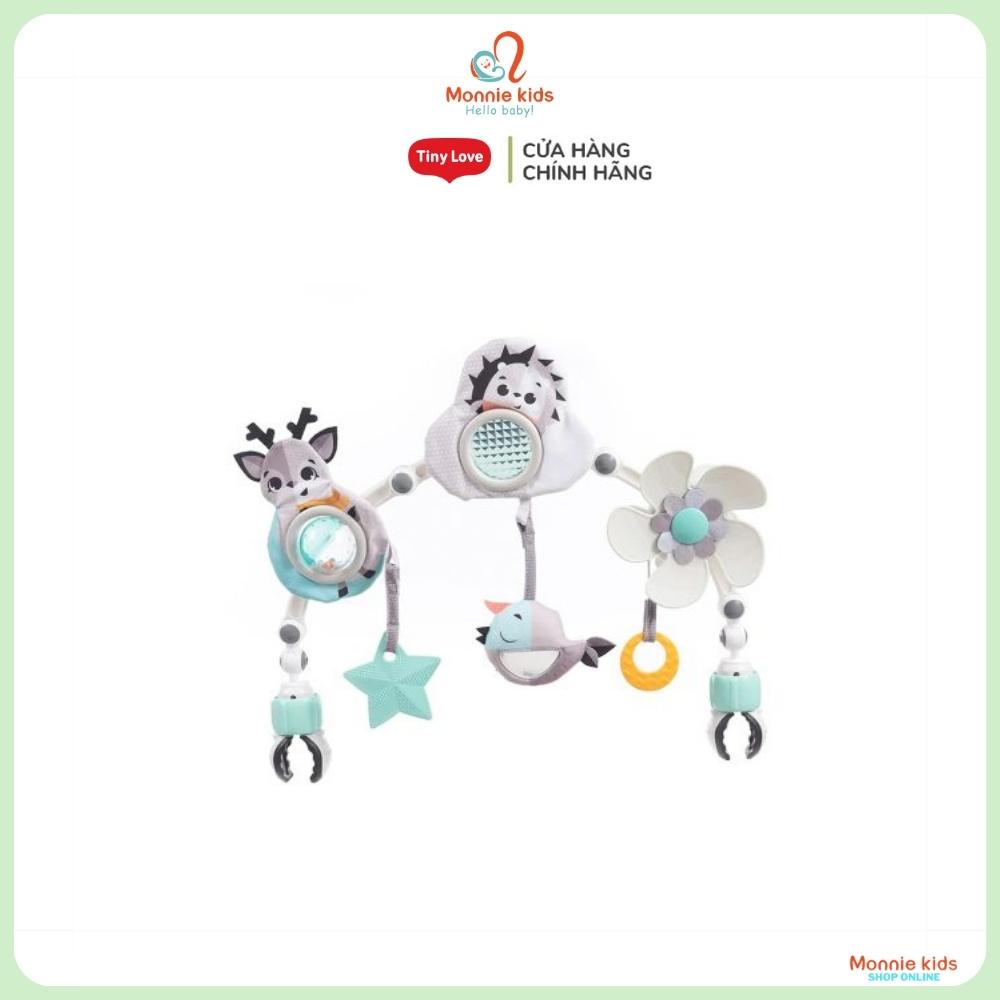 Đồ chơi treo xe đẩy Tiny Love TL Stroll B&amp;W Magical Tales, lục lạc treo xe nôi cho bé - Monnie Kids